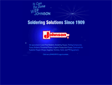 Tablet Screenshot of johnsonmfg.com
